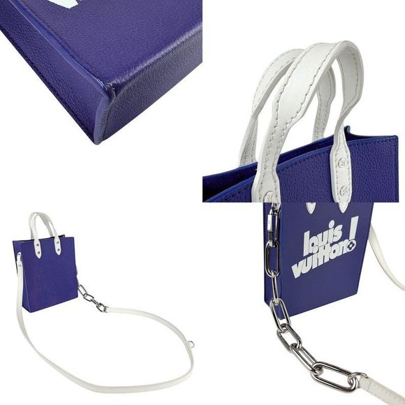 Louis Vuitton Crossbody Shoulder Bag Handbag Everyday LV Sac Plastic M80841 - Picture 9 of 10